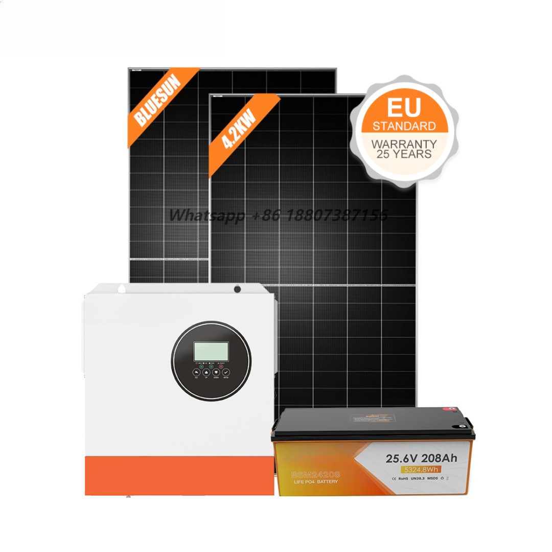 Off Grid Solar Kit - 블루썬 2026 고품질 4200w 4000w 오프그리드