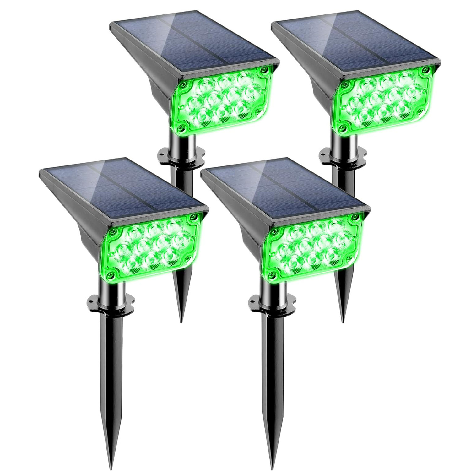 나무 거리 장식에 대 한 4pcs 태양 스포트 라이트  - Waterproof Junction Box Solar 리뷰 및 가격
