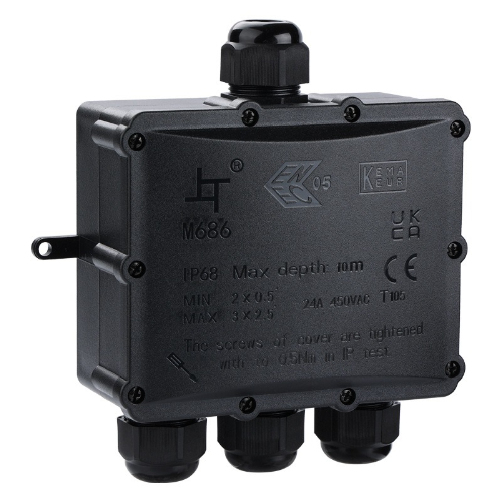 4Way 1In3Out IP68 방수 4-14mm 태양 - Waterproof Junction Box Solar 리뷰 및 가격