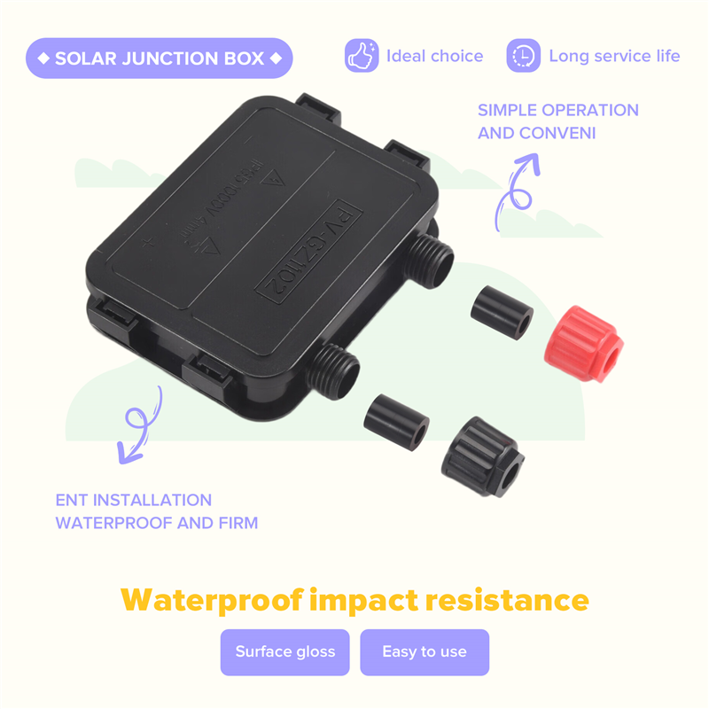 태양광 발전 시스템 커넥터 액세서리용 AT59 태양광  - Waterproof Junction Box Solar 리뷰 및 가격
