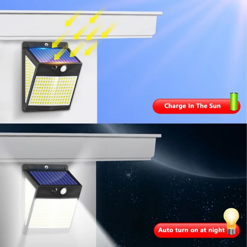 238 LED 태양광 조명, 야외 정원 벽 램프, 3  - Waterproof Junction Box Solar 리뷰 및 가격